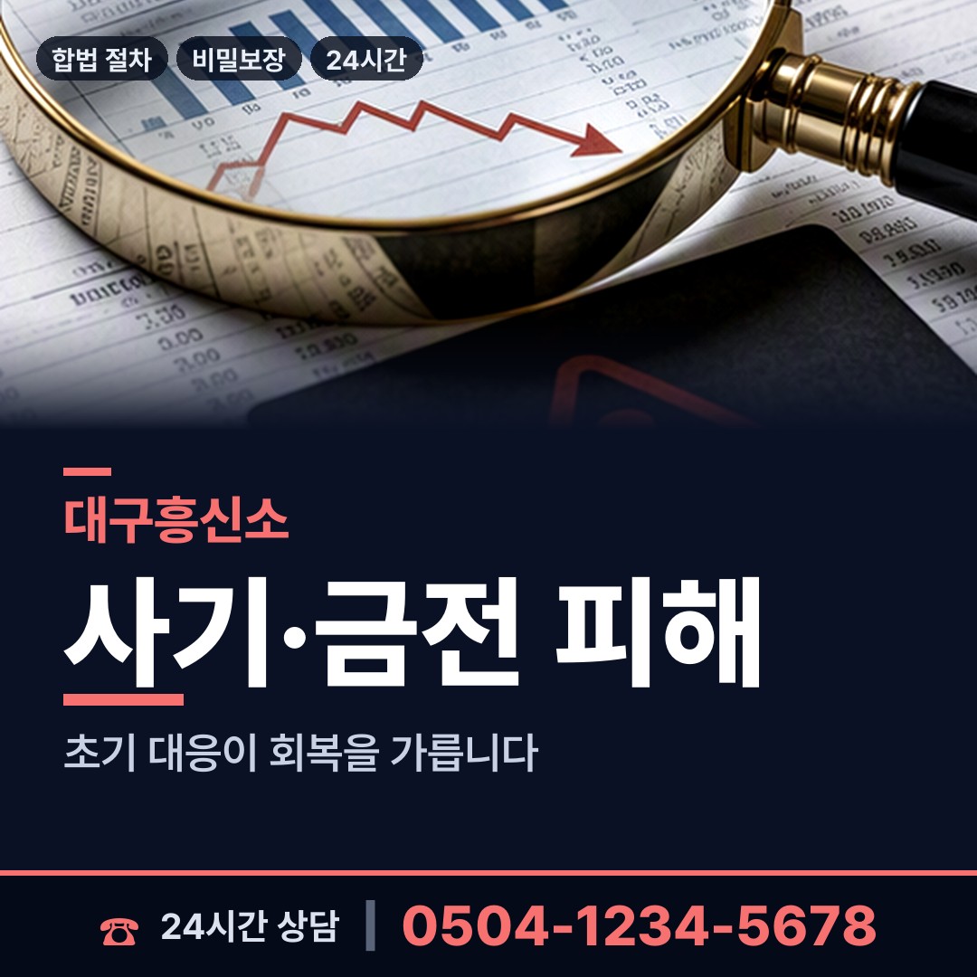 대구 이곡1동 신용조사 상담 안내
